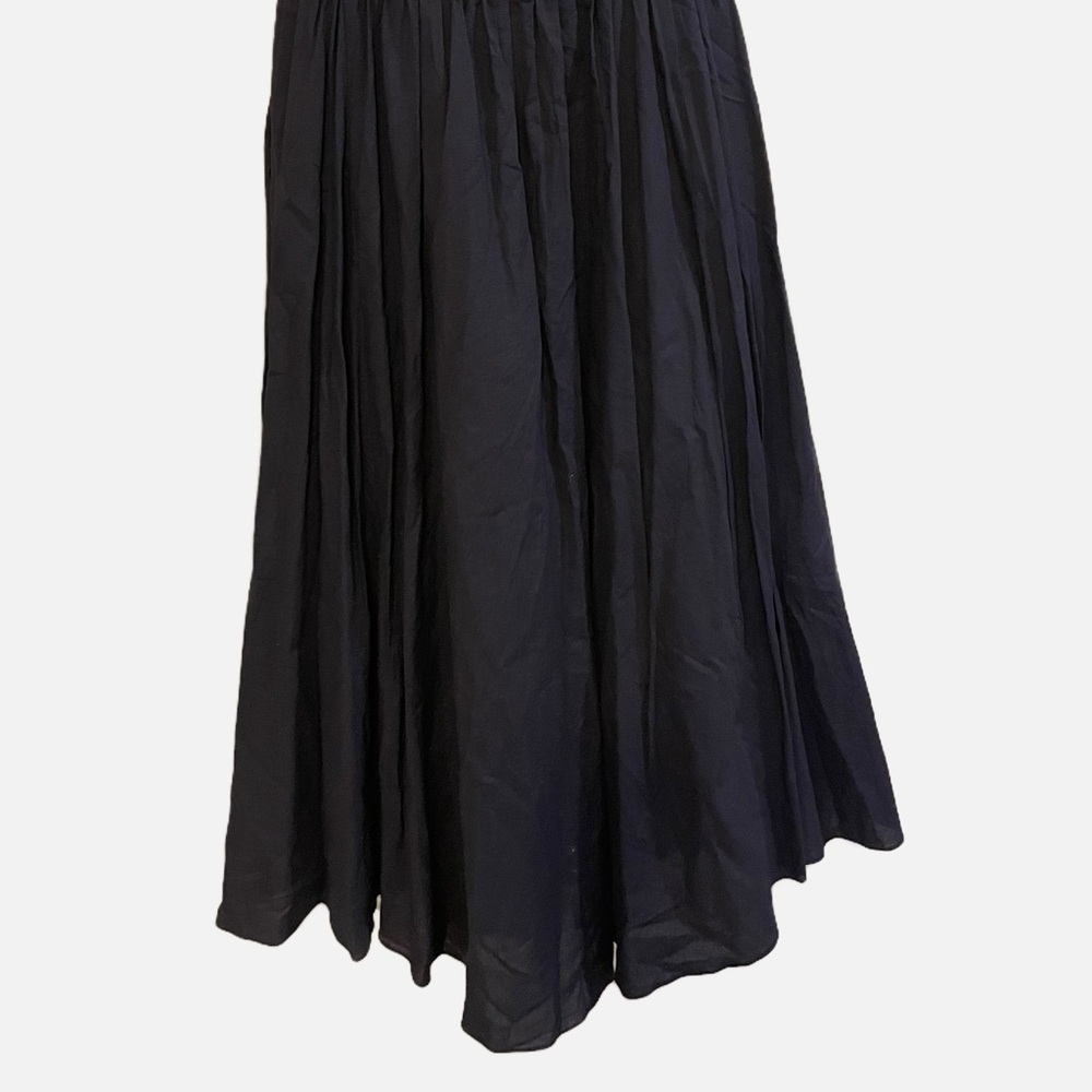 Rebecca Taylor Midnight Blue Dress Cotton Size 6 - Picture 5 of 11